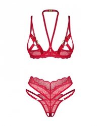 Obsessive koronkowy komplet bielizny Cupide Desir S/M