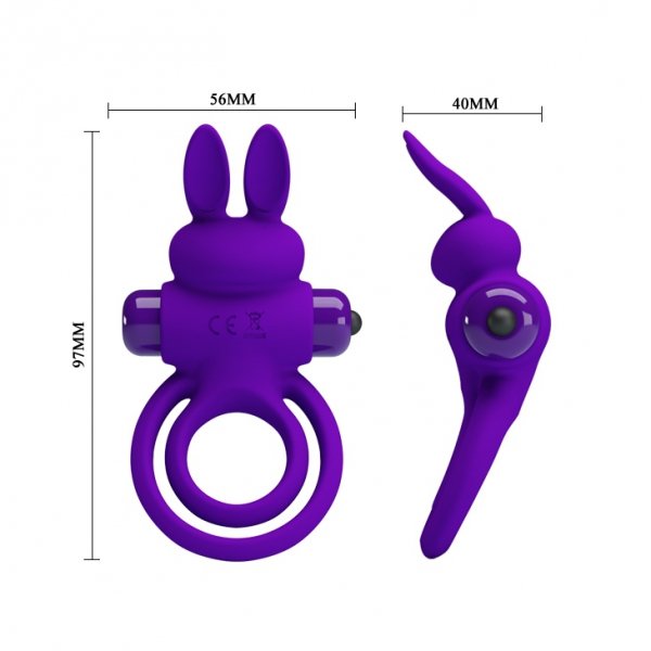 PIERŚCIEŃ PRETTY LOVE - VIBRANT PENIS RING 3