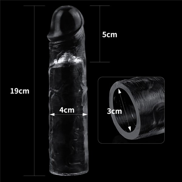 FLAWLESS CLEAR PENIS SLEEVE ADD 2&#039;&#039;