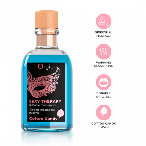 ZESTAW DO MASAŻU LIPS MASSAGE KIT COTTON CANDY 100 ML