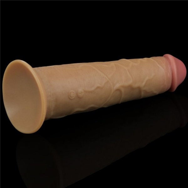 WIBRATOR 8.0&#039;&#039; DUAL LAYERED PLATINUM SILICONE ROTATOR