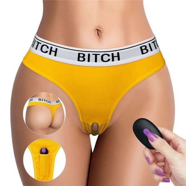MAJTKI BITCH VIBRATING PANTIES (24~27 CALI W TALII)