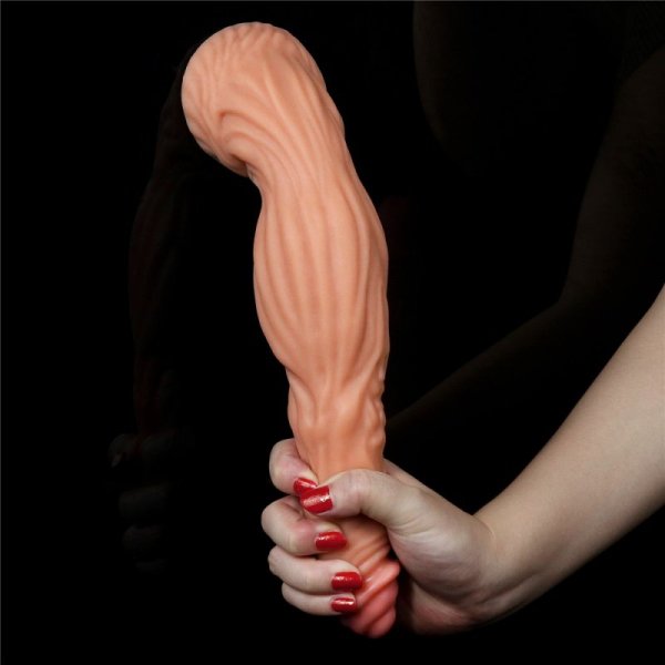 DILDO 9.5&#039;&#039; DUAL LAYERED PLATINUM SILICONE COCK – FLESH