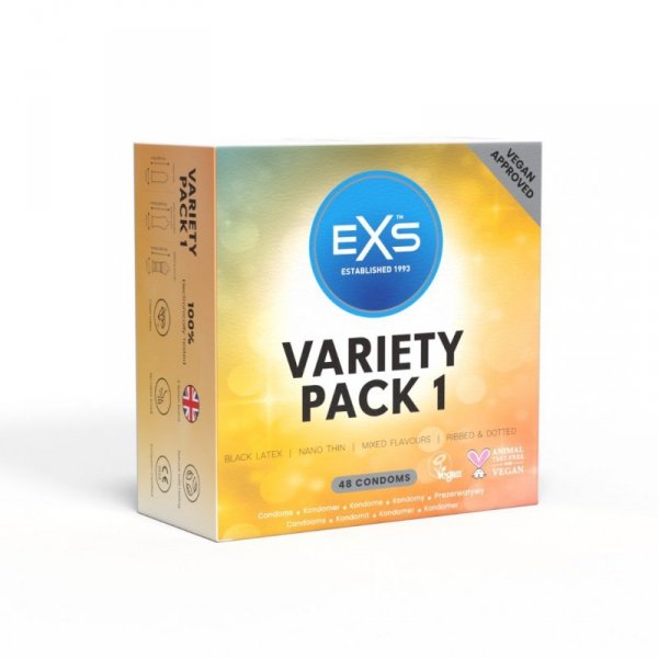 PREZERWATYWY 48 SZT. EXS VARIETY PACK 1