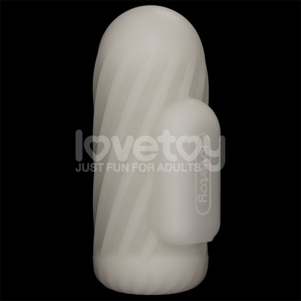 MASTURBATOR KNIGHTS RING VIBRATING DUAL PURPOSE SLEEVE-SPIRAL