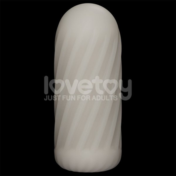 MASTURBATOR KNIGHTS RING VIBRATING DUAL PURPOSE SLEEVE-SPIRAL