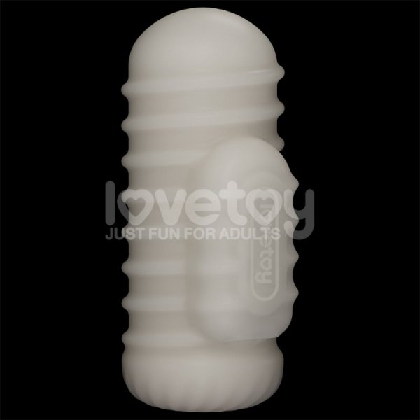 MASTURBATOR KNIGHTS RING VIBRATING DUAL PURPOSE SLEEVE-WAVY