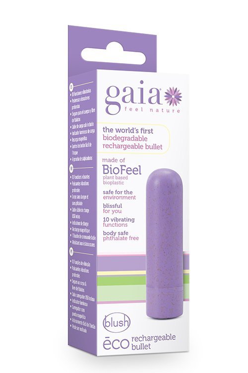 BLUSH WIBRATOR GAIA ECO BULLET RECHARGEABLE LILAC