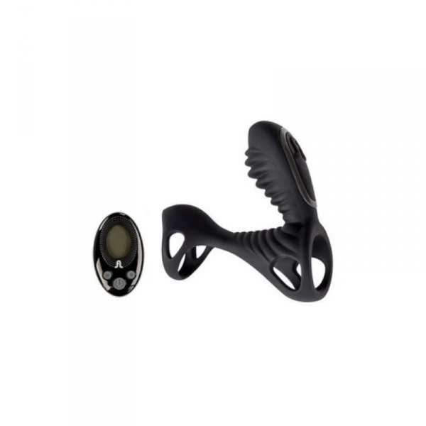 Adrien Lastic Pierścień Uciskowy na Penisa Gladiator F + LRS Black