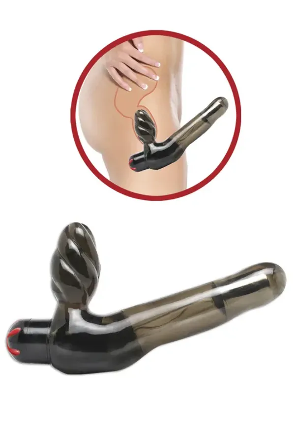 Fetish Fantasy Series  Vibrating Strapless Strap-On Smoke