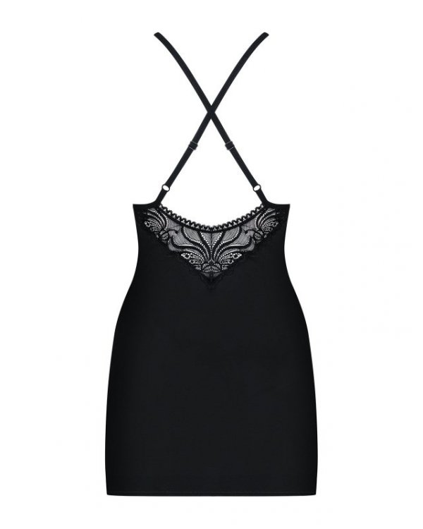 Obsessive 828-CHE-1 koszulka czarna S/M