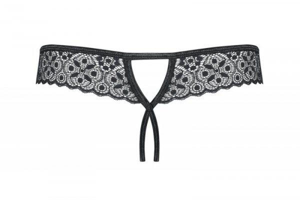 Shibu stringi otwarte czarne  S/M Obsessive