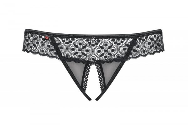 Shibu stringi otwarte czarne  S/M Obsessive