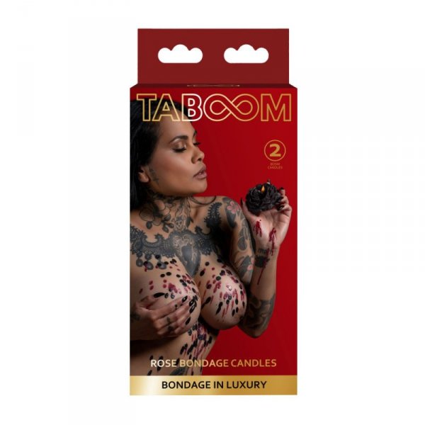 Taboom Rose Japanese Drip Candle 2pcs