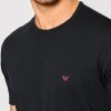 Emporio Armani t-shirt koszulka męska czarna crew-neck 