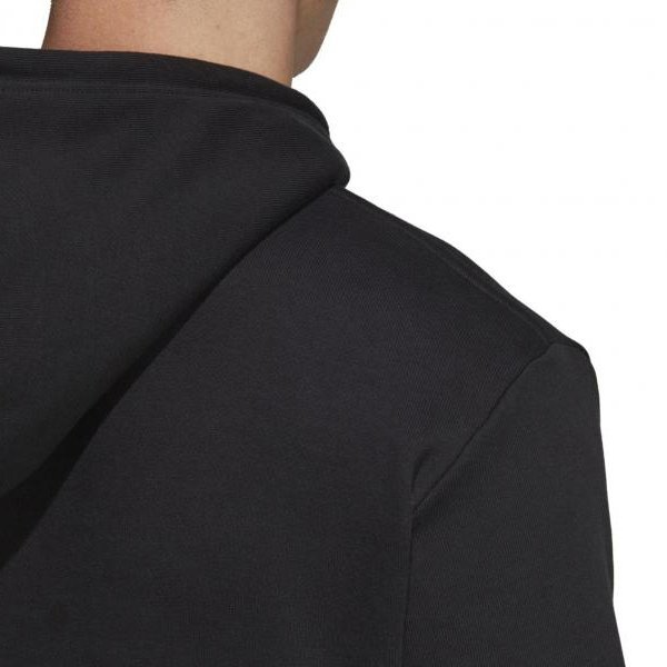 Adidas Originals Trefoil czarna męska bluza z kapturem DT7964