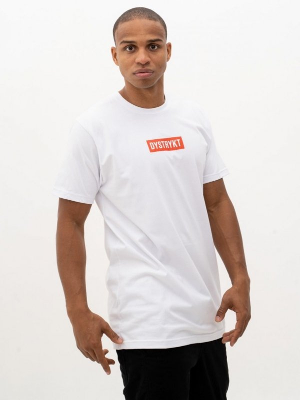 Koszulka Dystrykt Mini Box Logo Biała