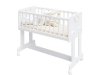 Łóżeczko niemowlęce 90x40 LETO białe 6w1 z materacem