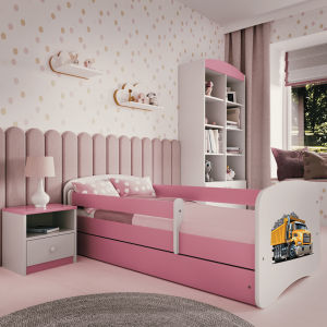 Łóżko dziecięce CIĘŻARÓWKA różne kolory 140x70 cm