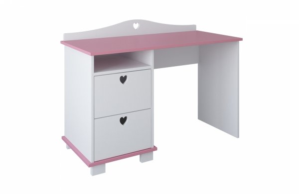 biurko-dziecięce-serca-biało-różowe