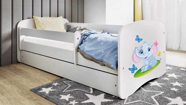 Łóżko dziecięce SŁONIK różne kolory 160x80 cm