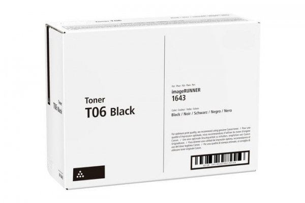 Oryginalny Toner Czarny Canon IR1643 (T06, 3526C002)