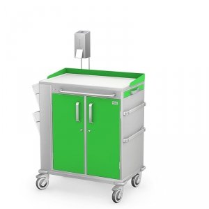 Wózek medyczny zabiegowy wielofunkcyjny Multi-05/KO z wyposażeniem - zestaw 1
