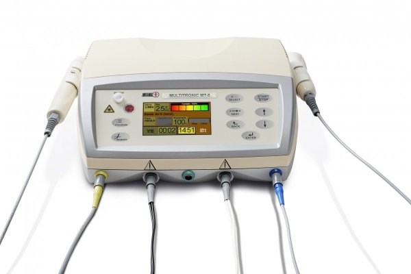 Aparat do dwukanałowej elektroterapii, laseroterapii, ultradźwięków i magnetoterapii Multitronic MT-8