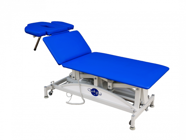 Stół elektryczny do masażu i rehabilitacji 5-częściowy z regulacją podnóżka w minusie i plusie SM-E Apollo II