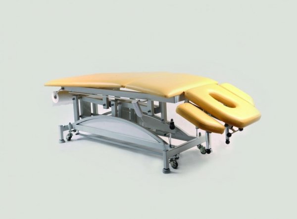 Stół do masażu i rehabilitacji 5-częściowy elektryczny łamany z regulowanym podnóżkiem SM-E-Ł rp