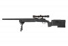 Specna Arms - Replika SA-S02 CORE z lunetą i dwójnogiem - czarna