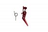 Język spustowy CNC Aluminum Advanced Trigger (Style A) - czerwony