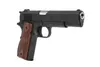 Pistolet GBB CyberGun Auto Ordnance M1911A1 - Matt Black Wood
