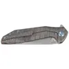 Nóż składany Nova Frame Lock Flamed Titanium (KB235G)