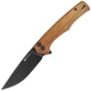 Nóż składany Sencut Crowley Guibourtia Wood, Black Stonewashed D2 (S21012-5)
