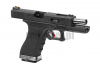 Replika GBB G-Force 17 Silver Barrel - czarna