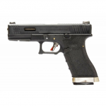 WE - Replika GBB G-Force 17 Silver Barrel - czarna