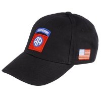 FOSTEX - Czapka z daszkiem 82nd Airborne - Czarna 