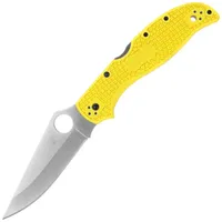 Nóż składany Spyderco Stretch 2 XL Lightweight Salt Yellow FRN, Satin H-2 by Sal Glesser (C258PYL) 