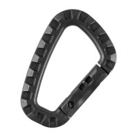 Karabińczyk M-Tac plastikowy - czarny 