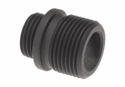 Adapter tłumika 14mm CCW do replik GBB - czarny