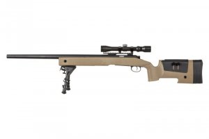 Specna Arms - Replika SA-S02 z lunetą i dwójnogiem - TAN