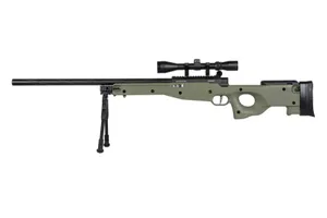 Replika karabinu snajperskiego Specna Arms SA-S11 EDGE™ z lunetą i dwójnogiem Oliwkowa