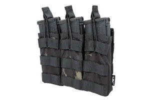 Potrójna ładownica typu Open na magazynki M4 - Multicam Black