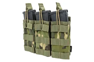 Potrójna ładownica typu Open na magazynki M4 - Multicam Tropic