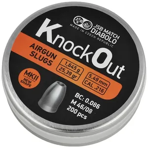 Śrut JSB Slug KnockOut MKII 1,645g 5,49/200szt. (546222-200)