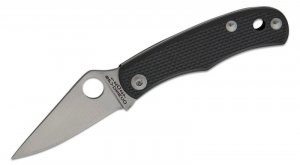 Nóż składany Spyderco Bug Black G10, Satin 12C27 (C133GBKP)
