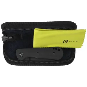 Nóż Civivi Crabby Black Canvas Micarta by Ken Onion Jr. (C24055-3)