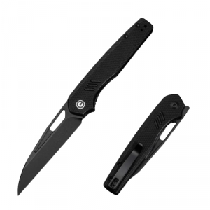 Nóż składany Civivi Guile Black G10, Black Stonewashed 14C28N by Shawn Ashmore (C24062B-1)
