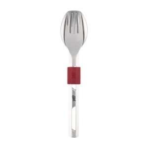 Sztućce turystyczne Esbit Silicone Band L - burgundowe